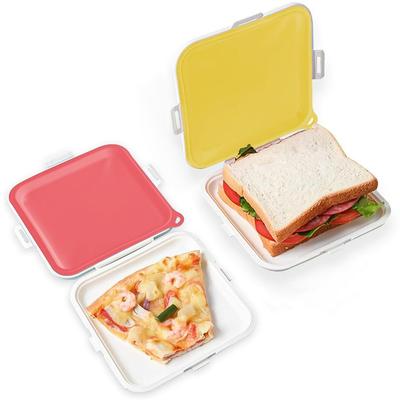 Szczelny Pojemnik na Kanapki Tosty Bento Wielokrotnego Użytku Pudełko do Przechowywania Chleba Na Sałatkę Owocową Przekąski