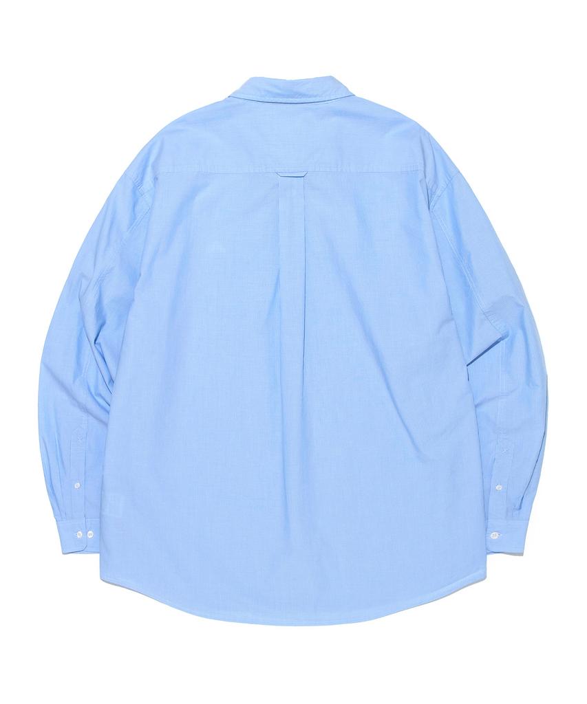 LEE House Logo Poplin Shirt Blue