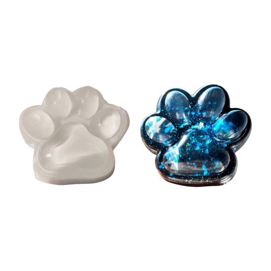 Clear Cat Paw Squeeze Toy Stress Relief Giant Kitten Paw Sensory Toy Soft Stress Ball Animal Claw Pinch Fidget