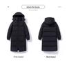 2024 Women's Mid-Length Over-the-Knee Cotton Jacket for Students - Thickened Winter Coat for Art Exams