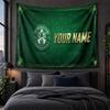 Personalized Tapestry Wall Hanging Hibernian FC Pattern Art Background Cloth