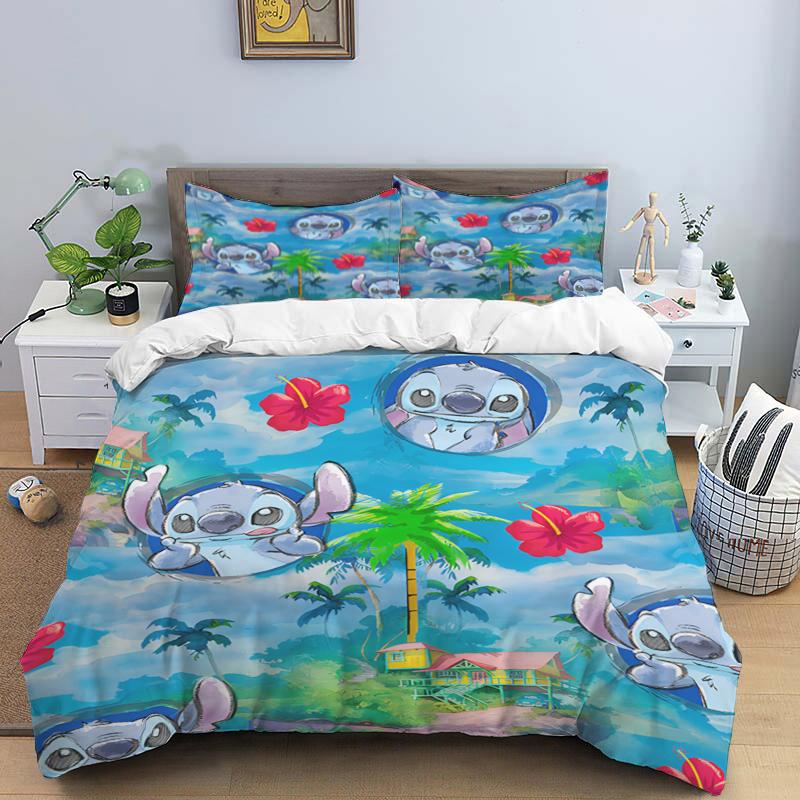 3D Bed set Beautiful Beach Bedding Bed Sets Modern Quilt Cover+pillowcases Winter California King Bedding Sets Jogo De Cama Bed