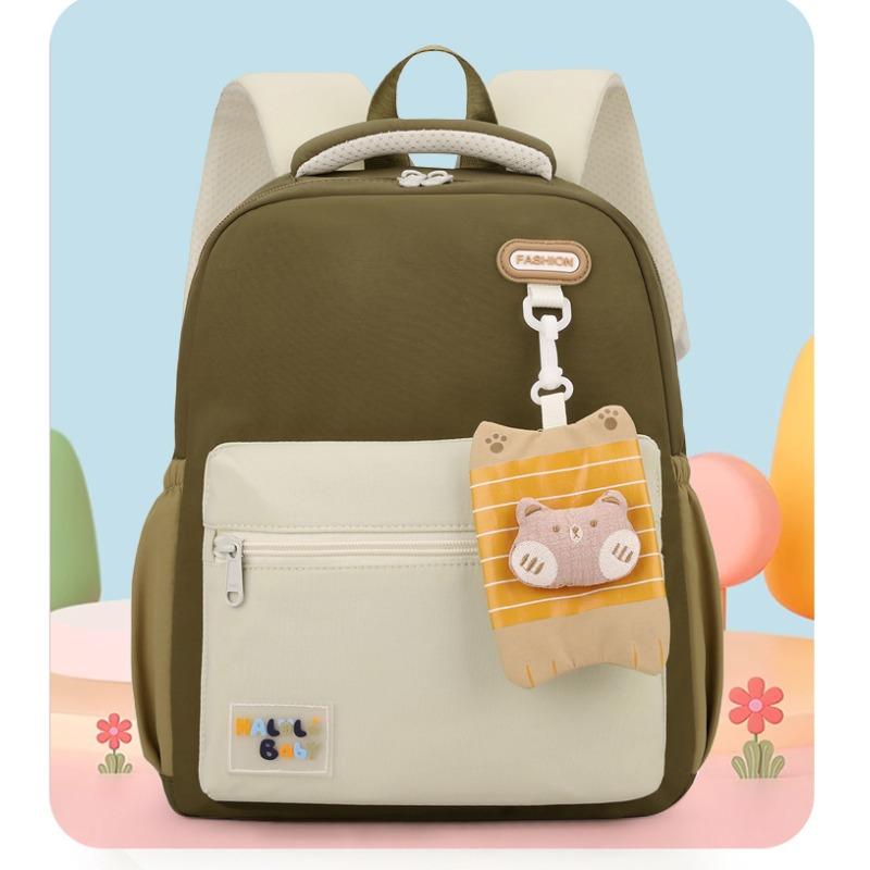 New High-value, Fresh and Sweet Contrasting Backpack, Kindergarten Level 1-3 Large-capacity Backpack