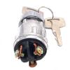 Universal 3-Position Ignition Lock Tumbler Switch with Keys for Cars Trucks Forklifts Tractors Agricultural Vehicles Thread Lock3