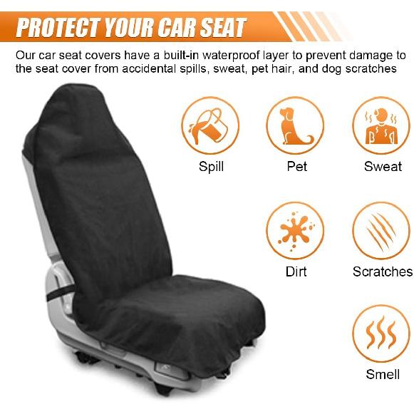 Waterproof Car Seat Cover Towel, Non-Slip Car Seat Protector for Gym Workouts, Running, Swimming, Beach & Hiking, Universal Sweat Towel Cloth for