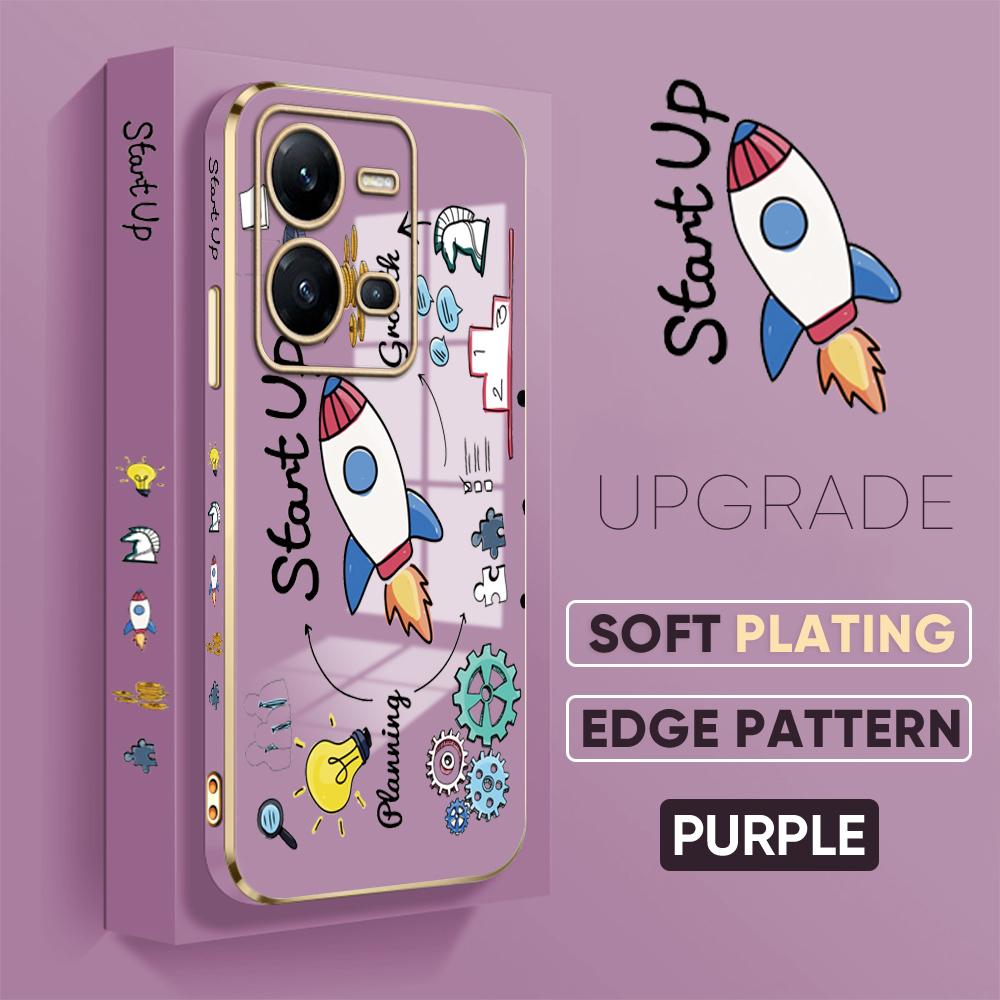 6D Plating Mobile Phone Case for VIVO V27 V23E V25 Y21 Y21S Y02 OPPO A31 A15 Realme 10 C11 8 9 HUAWEI P40 Pro P30 Mate Nova Honor Soft Cover