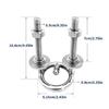 Marine Grade Water Sports Tow Hook Corrosion Resistant Material Secure Boat Accessory For Ski Equipment
