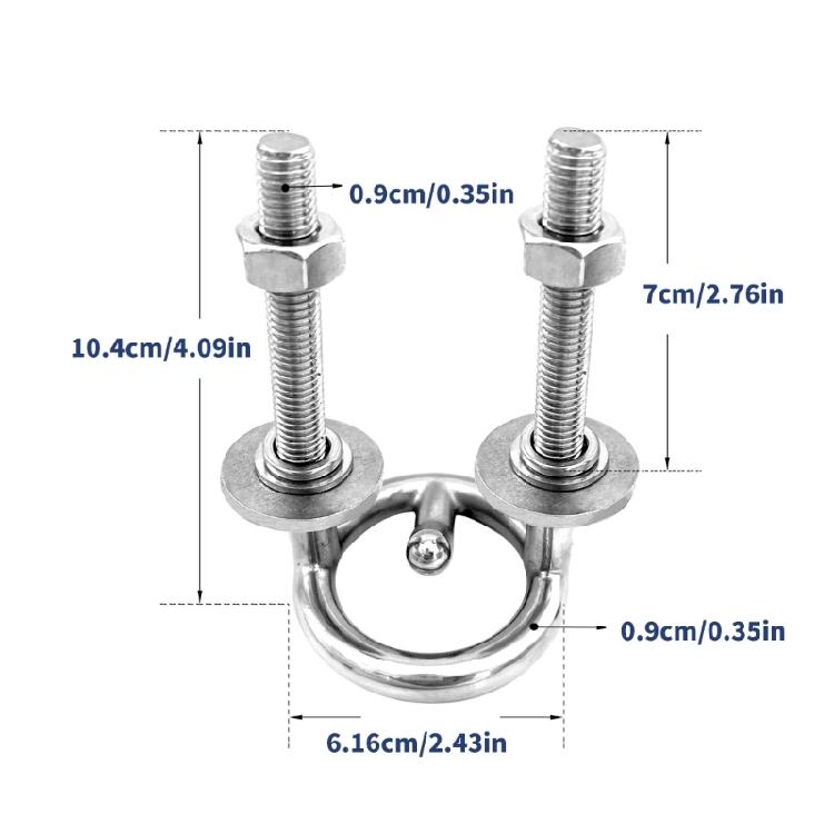 Marine Grade Water Sports Tow Hook Corrosion Resistant Material Secure Boat Accessory For Ski Equipment