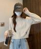 Spring & Autumn Korean Style Women's Petite Long-Sleeve Sweater - Soft & Gentle Inner Layer Top
