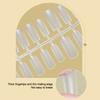 100Pcs/Box Matte Fake Nails No Polishing Press On False Nails Medium Short Design High Matt Soft Gel Nail Tips For Extension