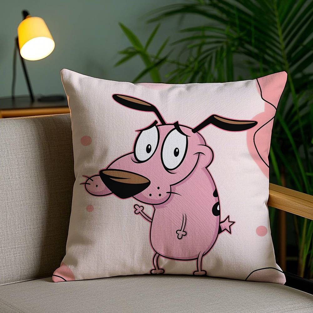 Подушка «Храбрый пёс» Антипылевой клещ Невидимая молния Диван-кровать 16x16Inch