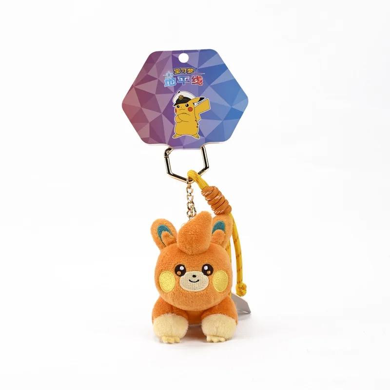 Manga Pikachu Keyring Gengar Togepi Sprigatito Mew Jigglypuff Mimikyu Filled Plaything Adorable Fluffy Keychain Plushies Ornament Favors