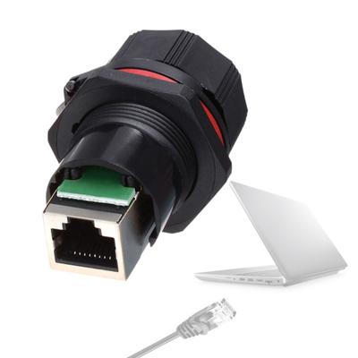 Plastic Waterproof Solution Easy Installation Socket Small Internet Connector Internet Adapter for WEIPU Networking
