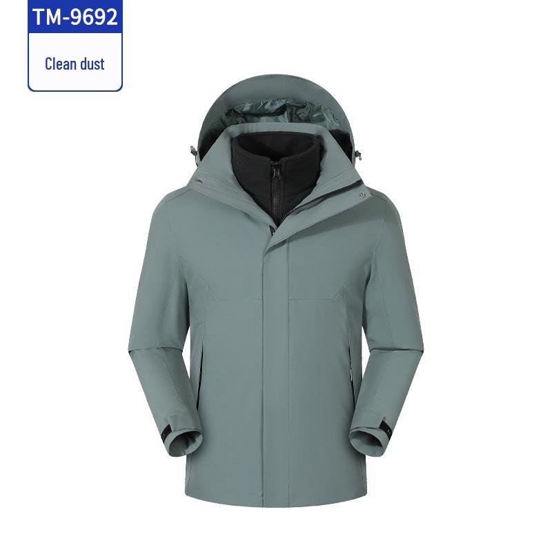 Custom Fleece Workwear: 3-in-1 Detachable Jacket with Personalized Logo for Autumn/Winter