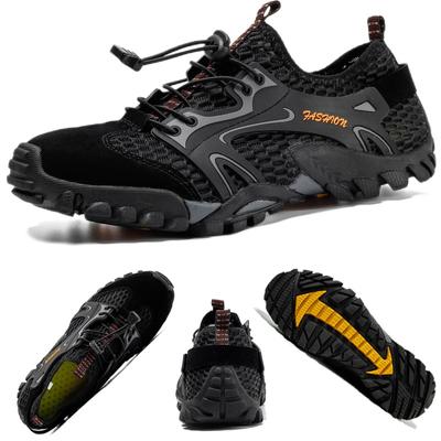 2024 Herren Trekking Watschuhe Atmungsaktives Mesh Klettern Wanderschuhe Upstream Barfuß Aqua Schuhe Outdoor Wassersport Schuh Übergröße 38-47