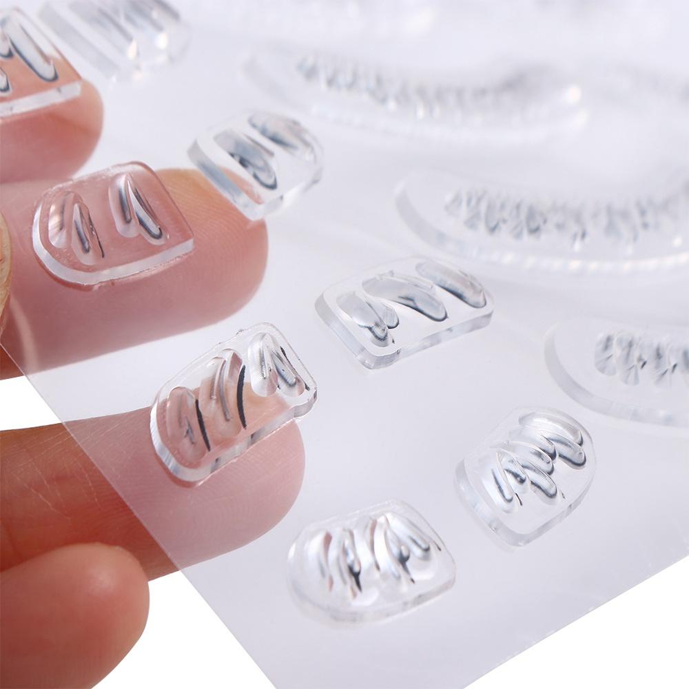 Natural 16 in 1 Lower Eyelash Stamps Set DIY Lower Lashes False Eyelash Print Tool  Beauty