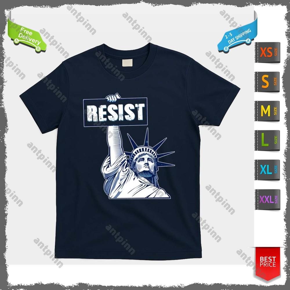 Statue of Liberty Resist Protest Fight T-Shirt Unisex Unisex T-Shirt M