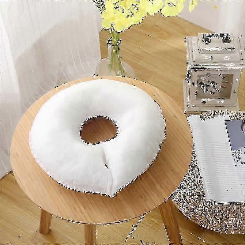 Short Plush U-shaped Pillow Massage Massage Face Protection Pillow Body Cervical Spine Comfortable Face Pillow Removable And Washable Beauty Salon Lyi