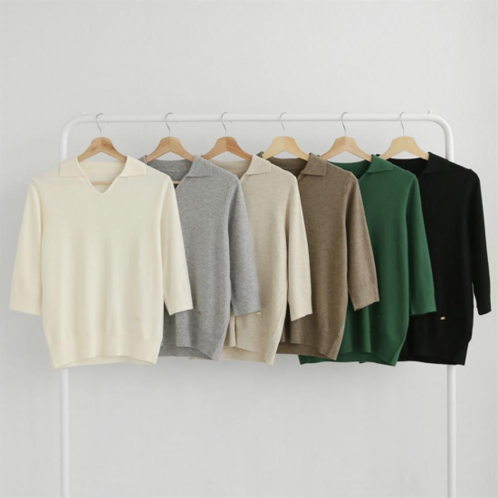 New ArriVals Open Run Women V Neck Necklace Daily Knit Accessory