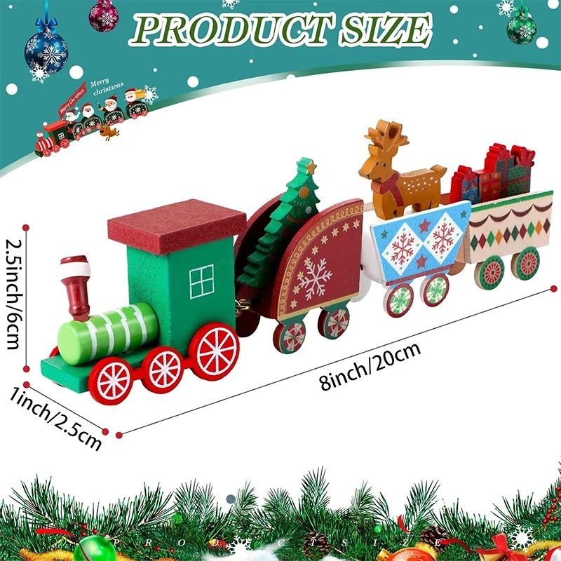 Weihnachtszug Dekoration Mini Weihnachtsbaum Rentier für Heimdeko Weihnachten Hängend Navidad Noel Geschenke Neujahr Frohe Geschenke