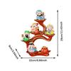Cartoon God of Wealth Sculpture Chinese Style Figurine Feng Shui Statue for Entryway
