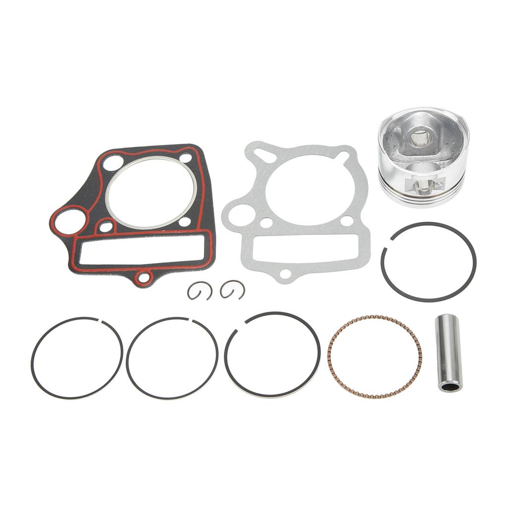 52.4mm Piston Rings Gasket Set High Strength for 110cc 125cc Engine ATV Dirt Pit Bike Go Kart