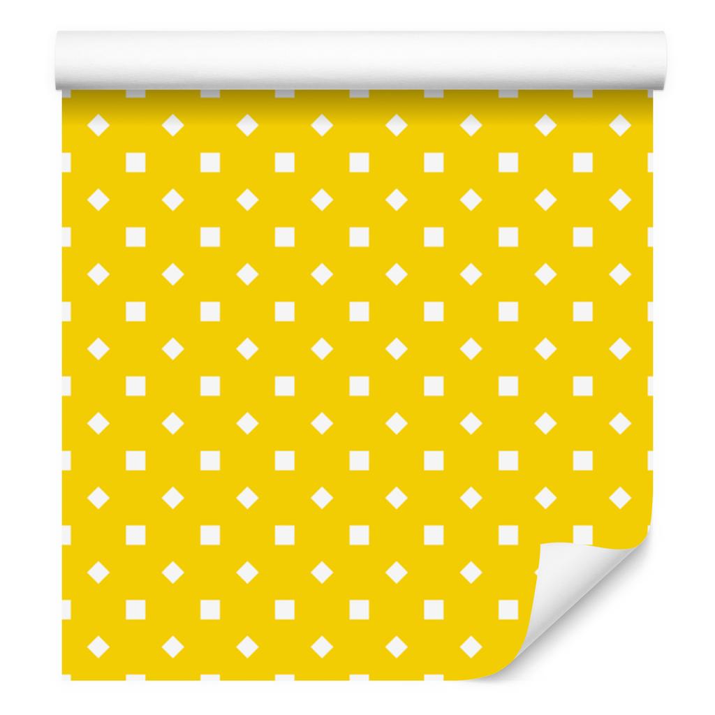 Dots Wallpaper, Clear Detail, Yellow for Living Room and Bedroom 50x1000