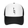 Threatening Music Notation Logo Baseball Cap Rugby Christmas Hat Sunscreen Vintage  Men Womens