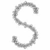 Christmas Ornament Garland Silver 186 Cm Polystyrene