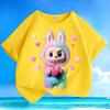 Children's Fashionable Pure Cotton Top, Cute Loose T-shirts for Boys and Girls  Summer