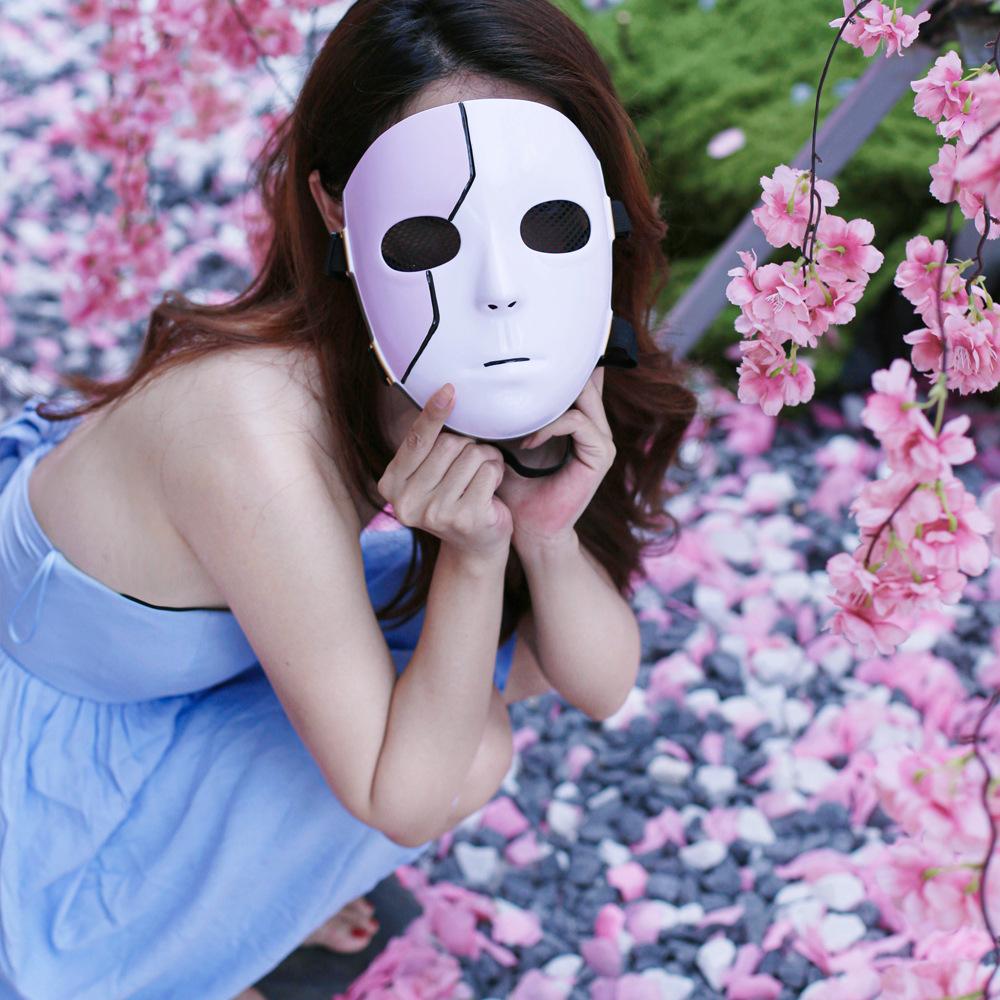 Sally Face Mask Cosplay Spill Anime Sal Fisher Heldekkende Plastmasker Halloween Karneval Utkledning Kostymerekvisitter Gaver