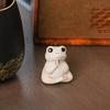 Ceramic Frog Pottery Lotus Leaf Lotus Leaf Tea Pet Tea Table Decoration Tea Room Decoration Crafts Cute Fun