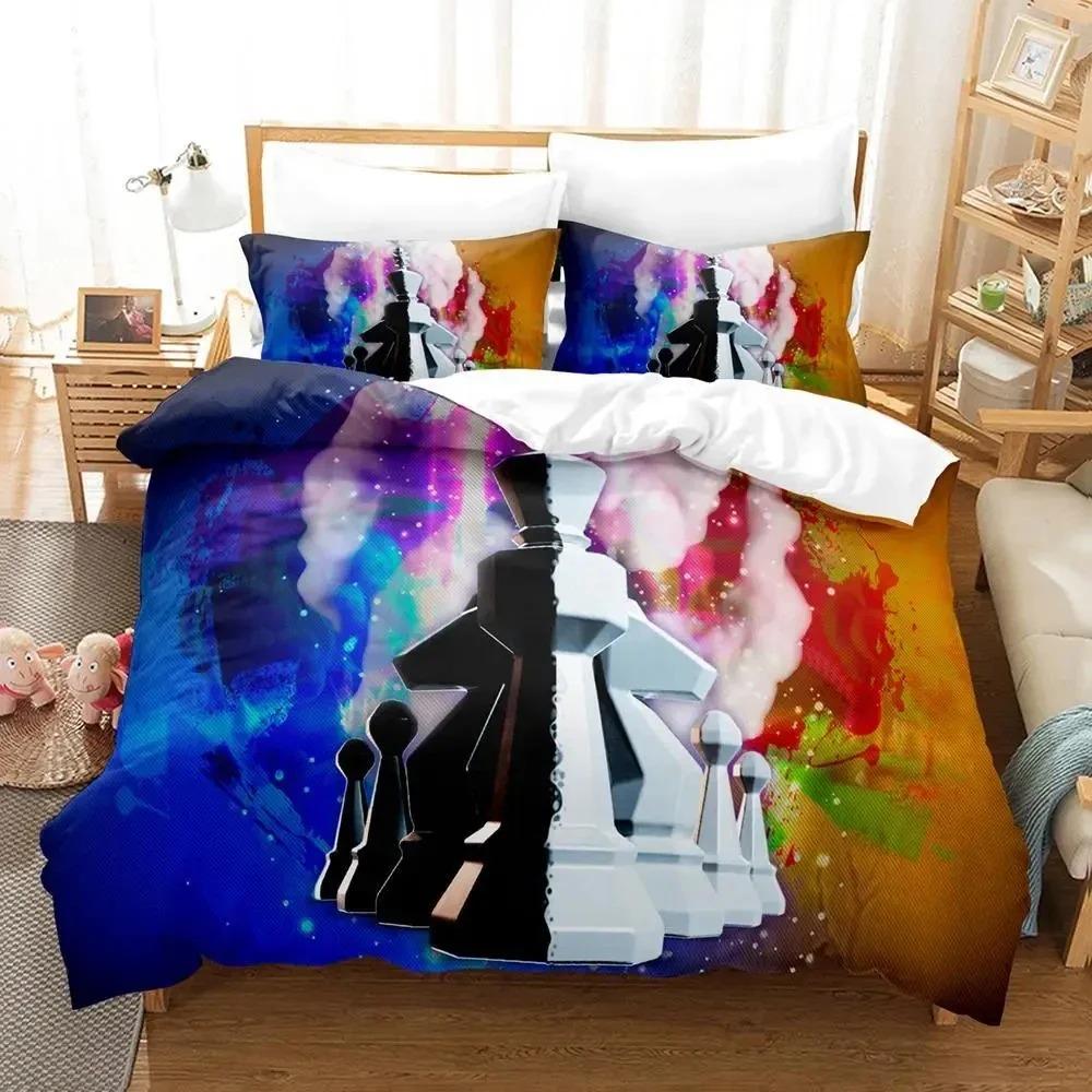 Comfortable Stylish Pattern Duvet Cover Set With Duvet Cover And Pillowcases King Queen Twin Sizes For Boys Girls And Kids