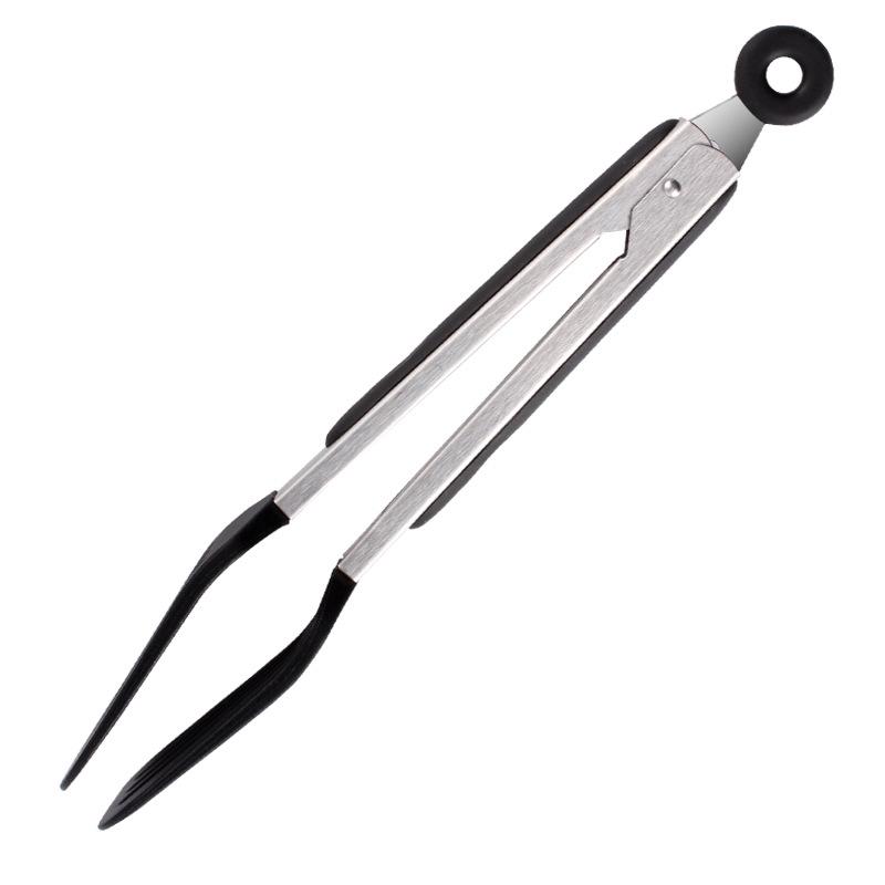 Silicone Bbq Tongs Bbq Clip Kitchen Clips Silicone Food Tongs Food Clips Kitchen Tool for Home Stainless Steel Shovel