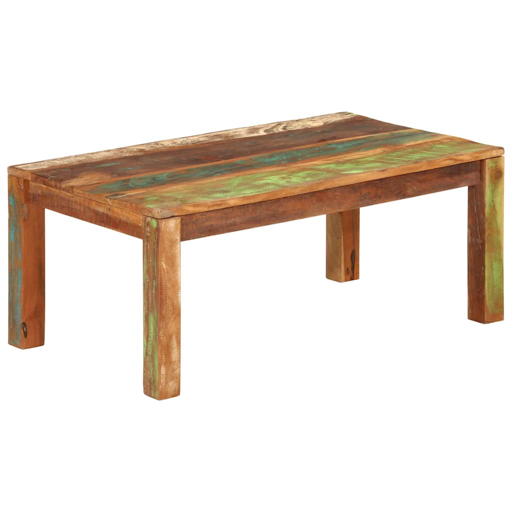 Vidaxl Stolik Kawowy, 100X55X40 Cm, Lite Drewno Z Odzysku