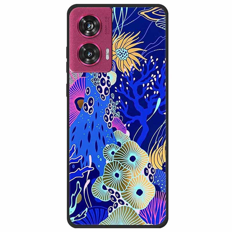

Для Motorola Edge 50 Fusion 5G Чехол с печатью узора Мягкий ТПУ Чехол для мобильного телефона Ocean Coral