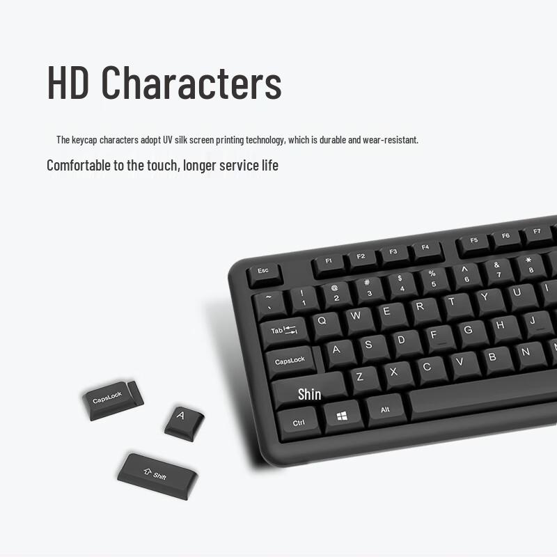 Lenovo ThinkPlus KM120 Pro Wired Keyboard & Mouse Combo