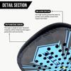 High Elastic Pickleball Racket Edge Sticker TPU Paddle Head Edge Tape  Tournament Use