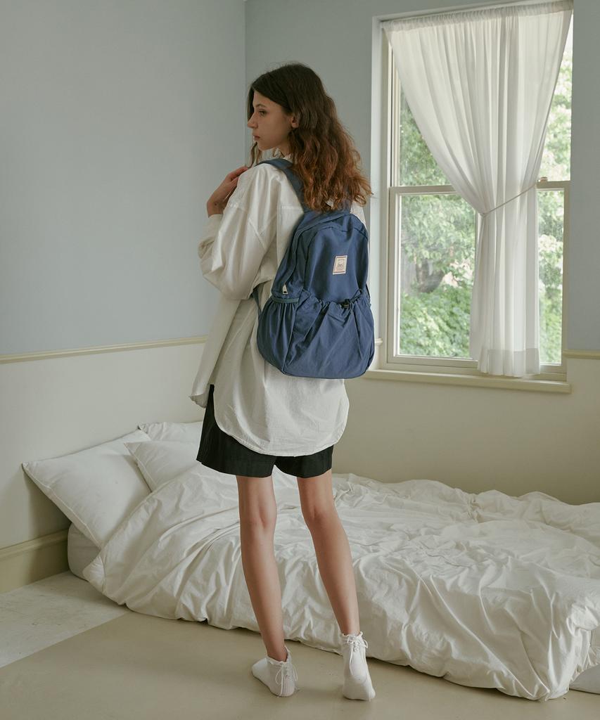 Leneeb String Backpack Deep Blue