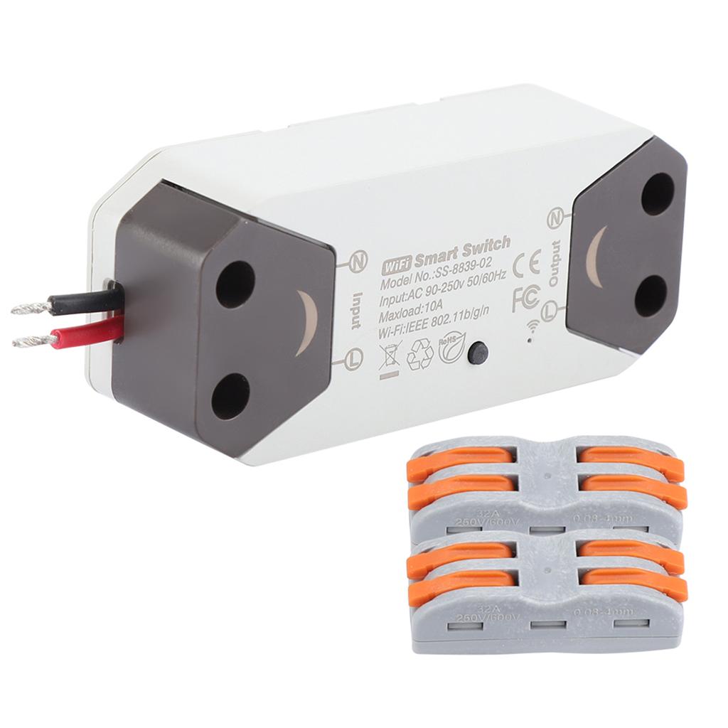 DIY WiFi Smart Light Switch Universal Breaker Remote Control Works with  Alexa Google Home