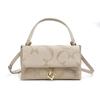 Ladies Shoulder Bag Premium Design with Gold Rivet Decoration Ladies Crossbody  Feeling PU Leather Pure Color Fashion Bag