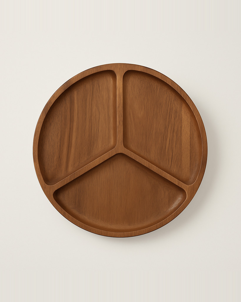Usine japonaise d'assiettes à fruits en bois massif, vente en gros de plateaux en bois, plateaux à fruits multi-tailles de grande valeur, assiette à collation