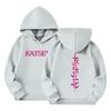 Children's Long-sleeved Loose Pullover Letter-printed Hooded Sweatshirt