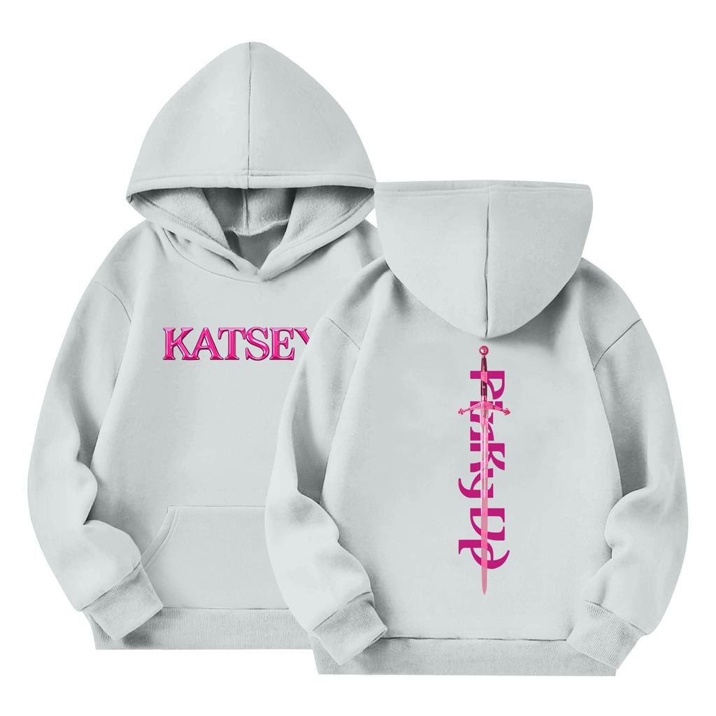 Children's Long-sleeved Loose Pullover Letter-printed Hooded Sweatshirt