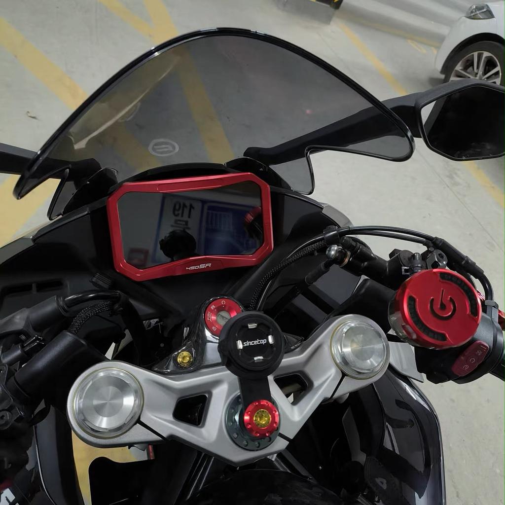 FOR CFMOTO CF MOTO 450SR 450 SR 2022 2023 2024 New Motorcycle CNC Meter Frame Cover Screen Glare Shield Instrument Display