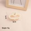 Korean Pearl Claw Hair Clip - Elegant Retro French Style