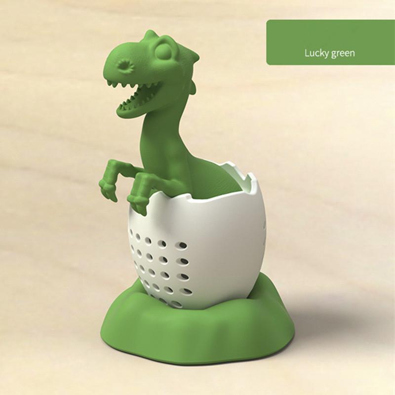 Tea Infuser Silicone Tea Strainer Black Tea Filter Cute Dinosaur Tea Bag Filter Diffuser Strainer Teaware Accessories