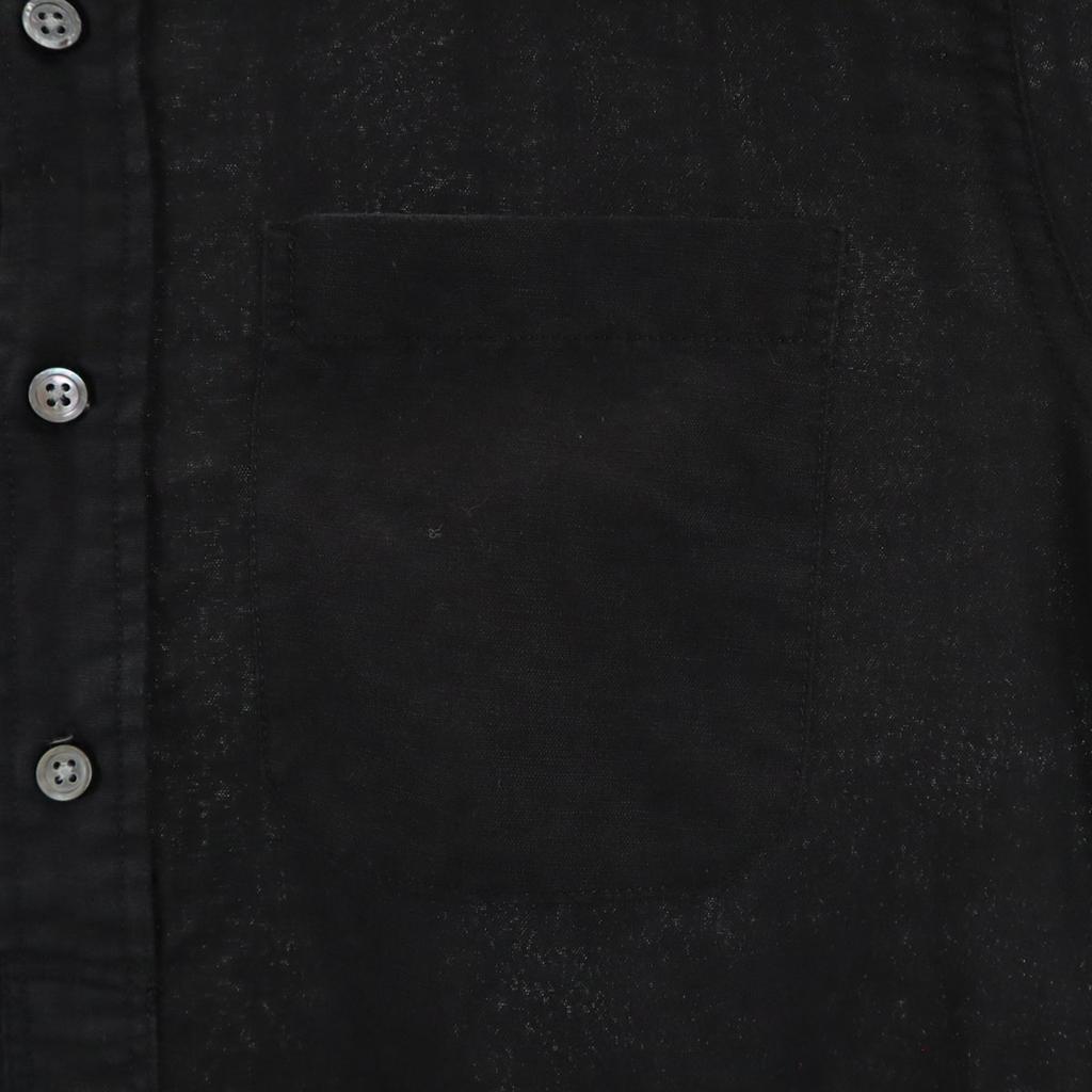 ENGINEERED GARMENTS Wyprodukowano w USA Mieszanka lnu Koszula z długim rękawem zapinana do połowy Męska Używana