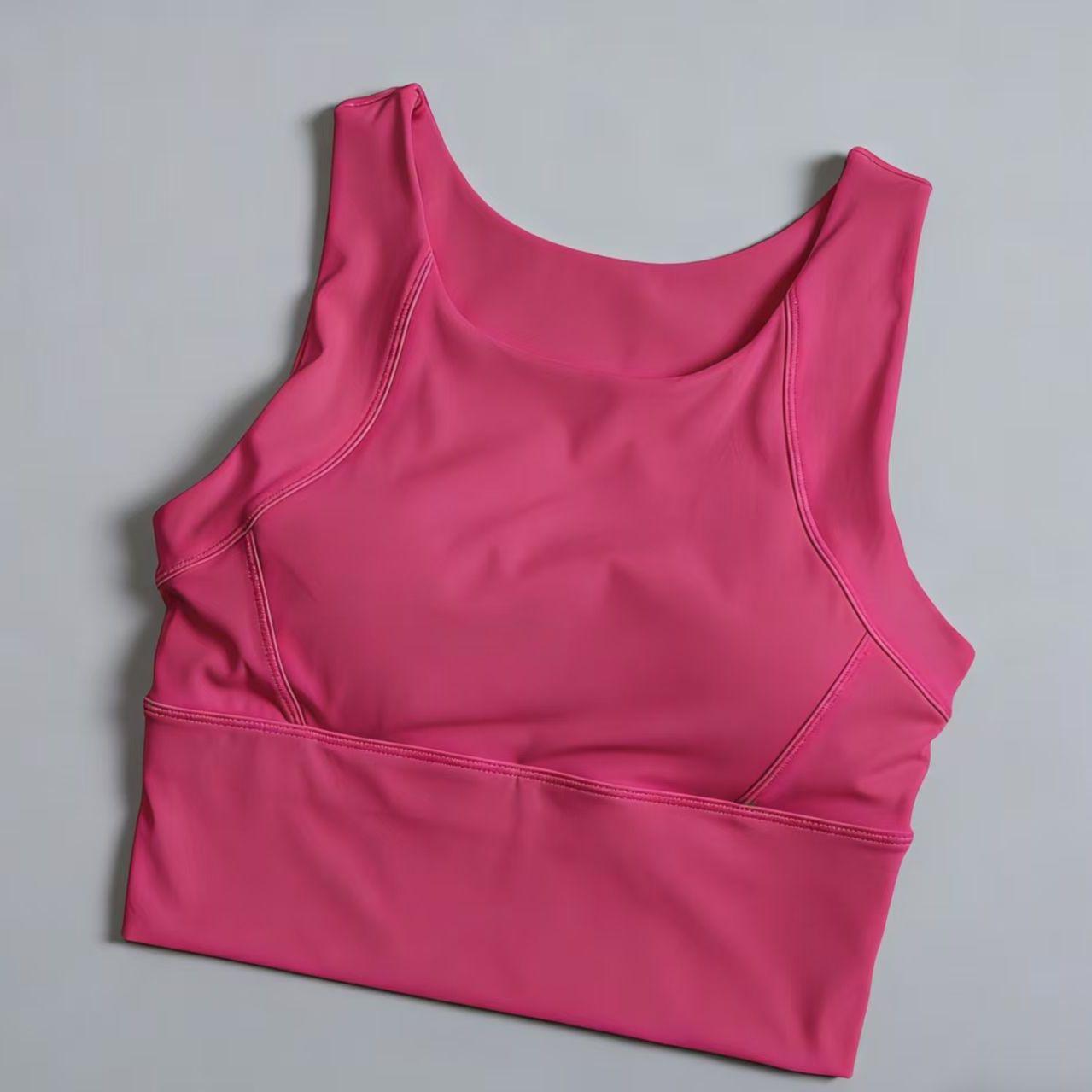 

Women s Shockproof Sports Bra for Running, Yoga & Pilates - Style BX603 Extra Large рожевий червоний колір