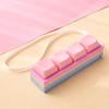 Portable Stress Relief Toy with Button Lanyard Anti-Anxiety Fidget Toy for Adults Kids Office Travel Pressure Alleviation